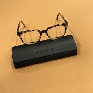 Warberry Parker Hughes in Marzipan Tortoise Narrow Frame